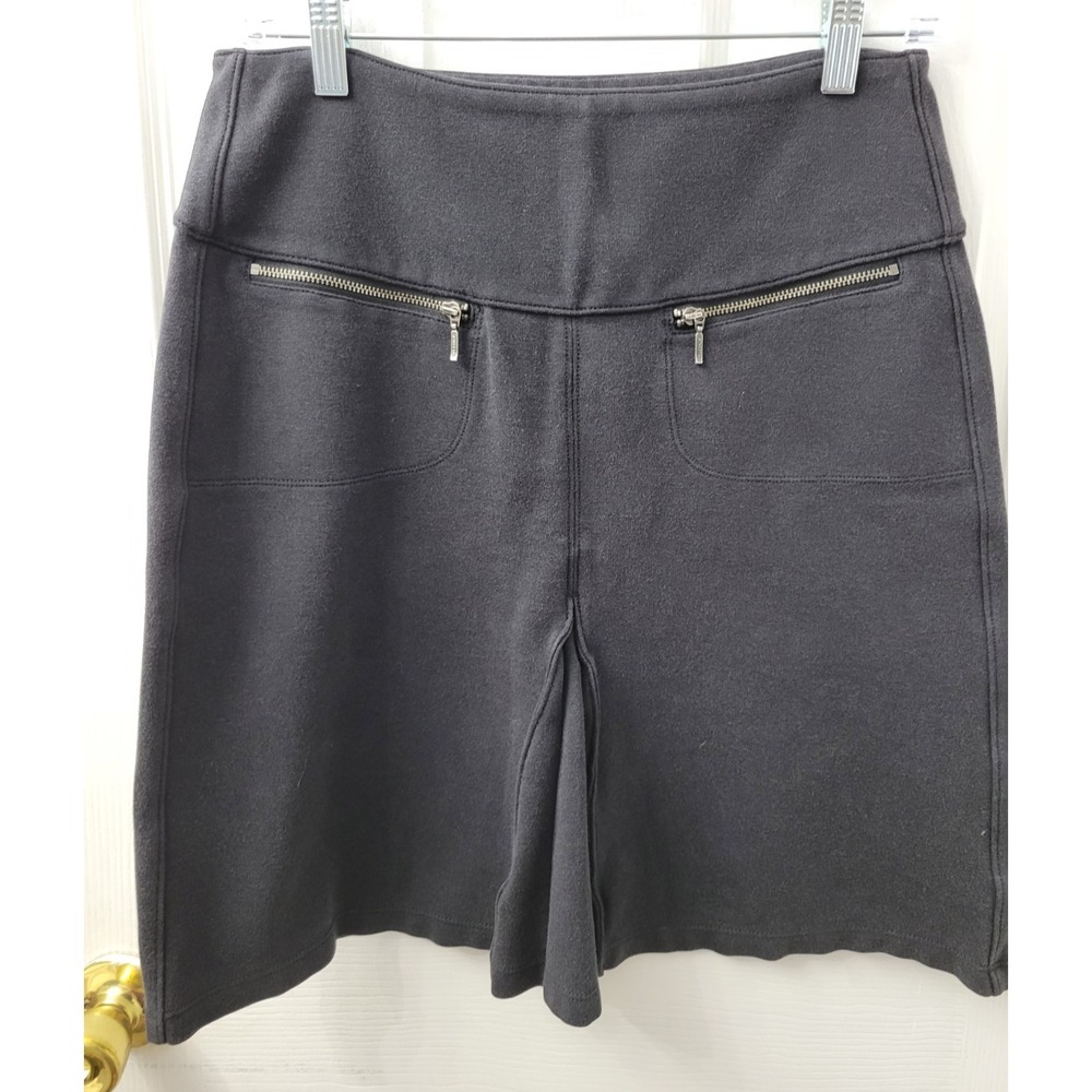 Athleta Skirt Women's Size XS Black Zip Pockets Stretch EUC